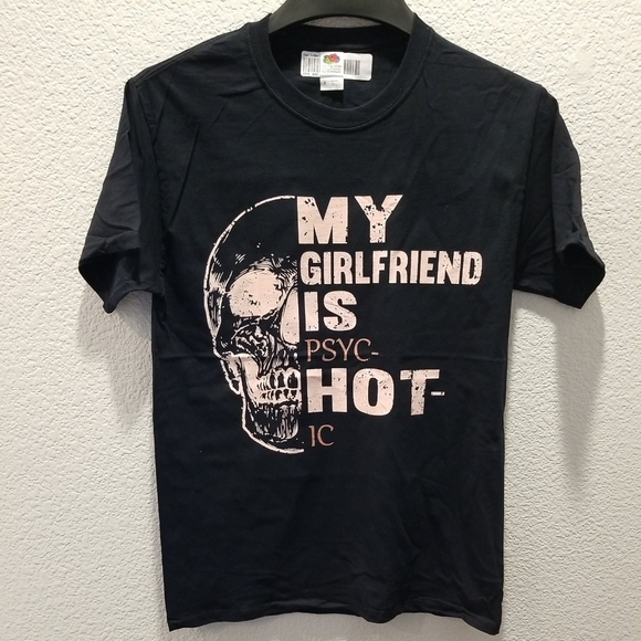 My Girlfriend Small Fruit of the Loom T shirt - Picture 5 of 7